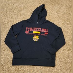 FC Barcelona ⚽️ Soccer Sweatshirt Hoodie Youth Size Medium $14